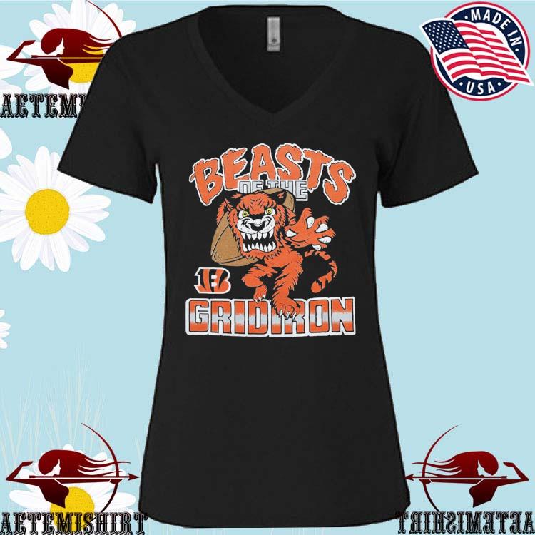 Cincinnati Bengals Beasts of the Gridiron retro NFL shirt - Limotees