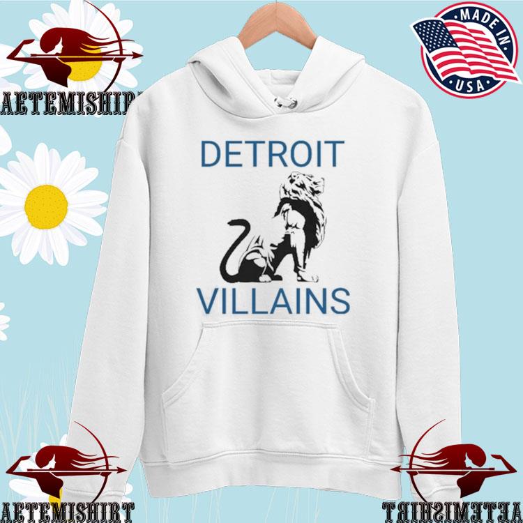 Detroit Lions Detroit Villains logo shirt, hoodie, sweater, long