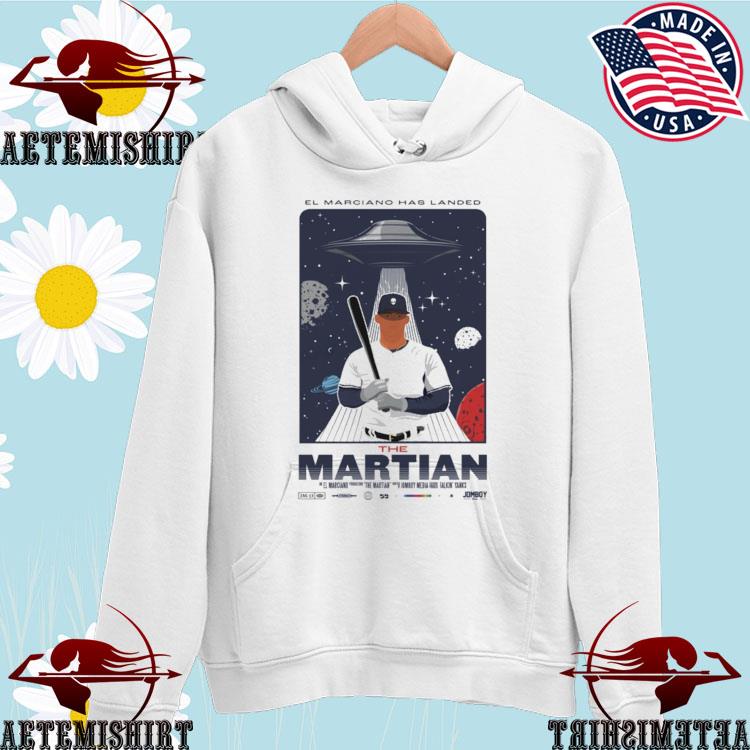 Official eL Margiano Has Landed New York Yankees The Martian T-Shirts,  hoodie, tank top, sweater and long sleeve t-shirt