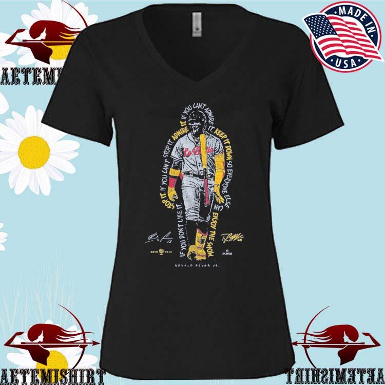 Official enjoy The Show Ronald Acuña Jr. Tyler Matzek Atlanta Signature T- Shirts, hoodie, tank top, sweater and long sleeve t-shirt