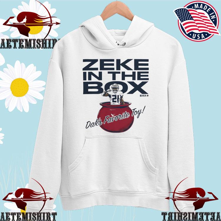 Official ezekiel Elliott And Dak Prescott Zeke In The Box T-Shirts, hoodie,  tank top, sweater and long sleeve t-shirt