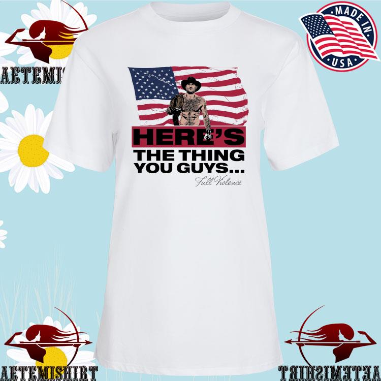 Official here's The Thing You Guys Sean Strickland American Flag Shirt,  hoodie, sweater, long sleeve and tank top