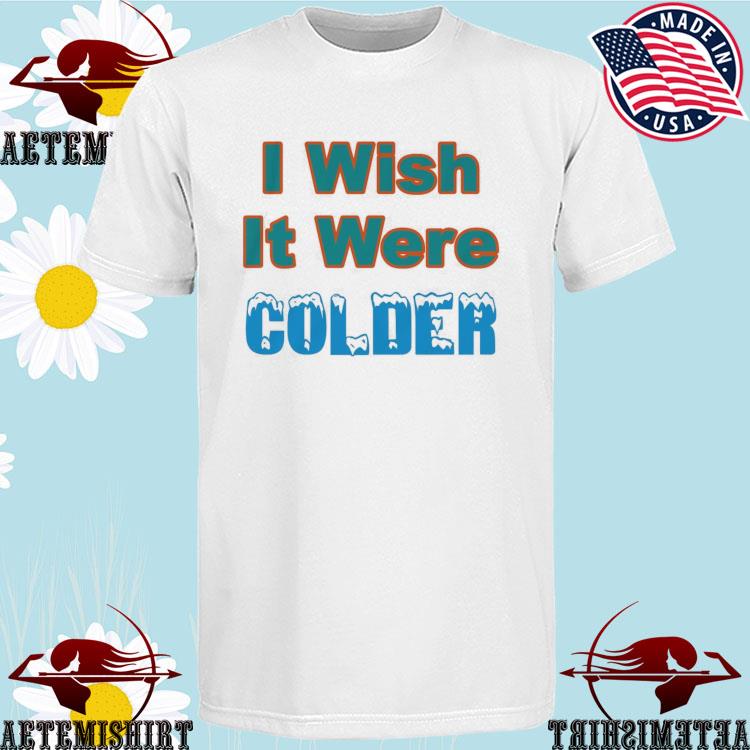 : I Wish It were Colder Miami Mike Mcdaniel T Shirt S White :  Clothing, Shoes & Jewelry