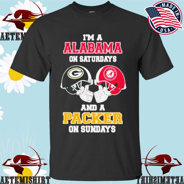 I'M A Alabama On Saturdays And A Packers On Sundays Helmet 2023