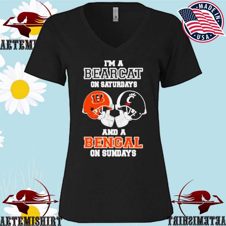 I'm A Bearcats On Saturdays And A Bengals On Sundays Helmet 2023 T Shirt -  Limotees