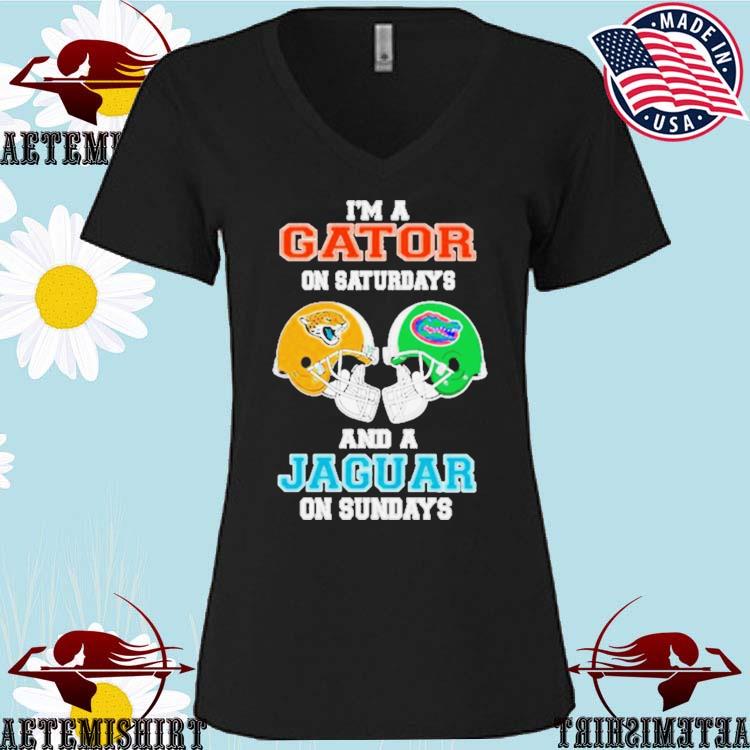 Official I'm A Gator On Saturdays And A Jaguar On Sundays Helmet 2023 Shirt,  hoodie, longsleeve, sweatshirt, v-neck tee