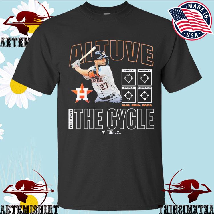 Jose Altuve Houston Astros Hit For The Cycle 2023 Shirt, hoodie, sweater,  long sleeve and tank top