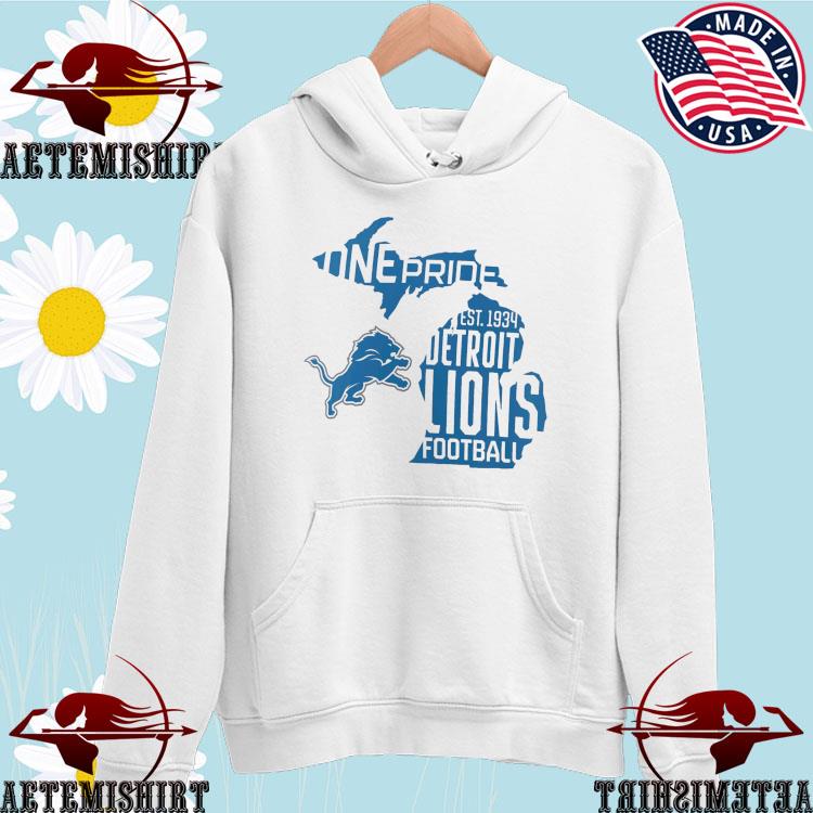 Detroit Lions One Pride Est 1934 Shirt, hoodie, sweater, long