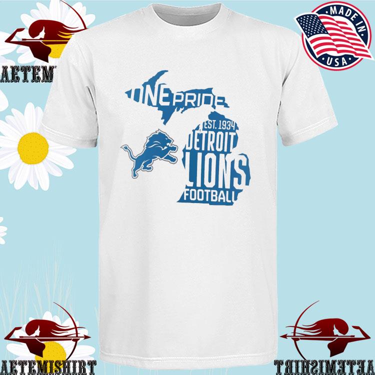 Official men's Detroit Lions Football Hot Shot State Ibe One Pride T-Shirts,  hoodie, sweater, long sleeve and tank top