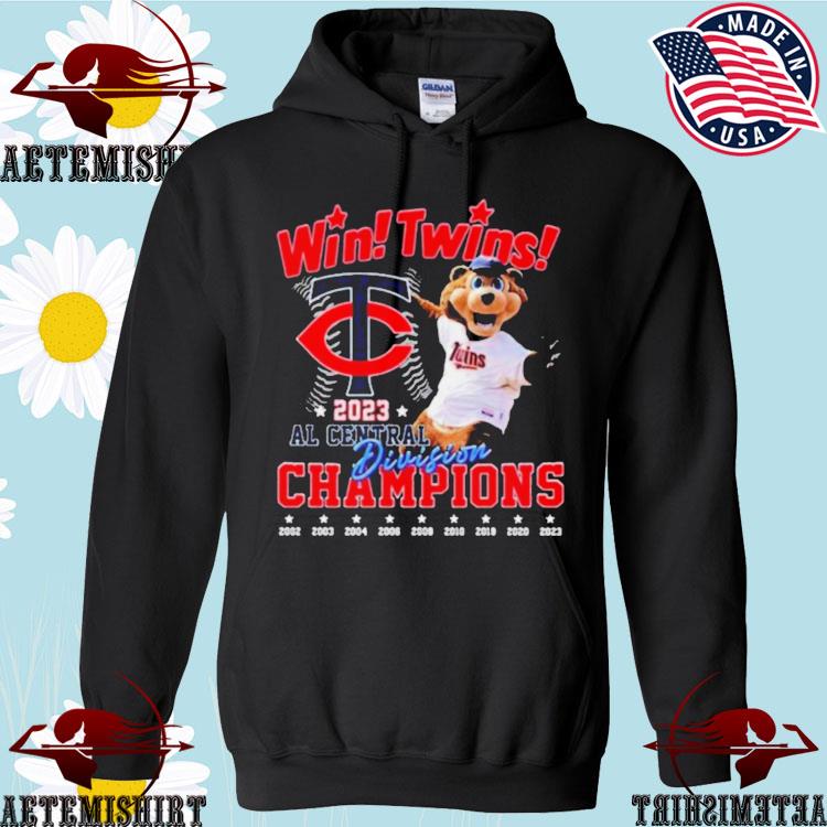 Win Twin Minnesota Twins 2023 Al Central Division Champions Shirt, hoodie,  sweater, long sleeve and tank top