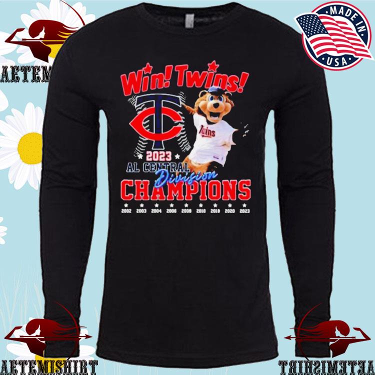 Official Minnesota 2023 Twins Al Central Division Champions Logo Shirt,  hoodie, sweater, long sleeve and tank top