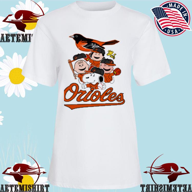 MLB Baltimore Orioles Snoopy Charlie Brown Woodstock The Peanuts