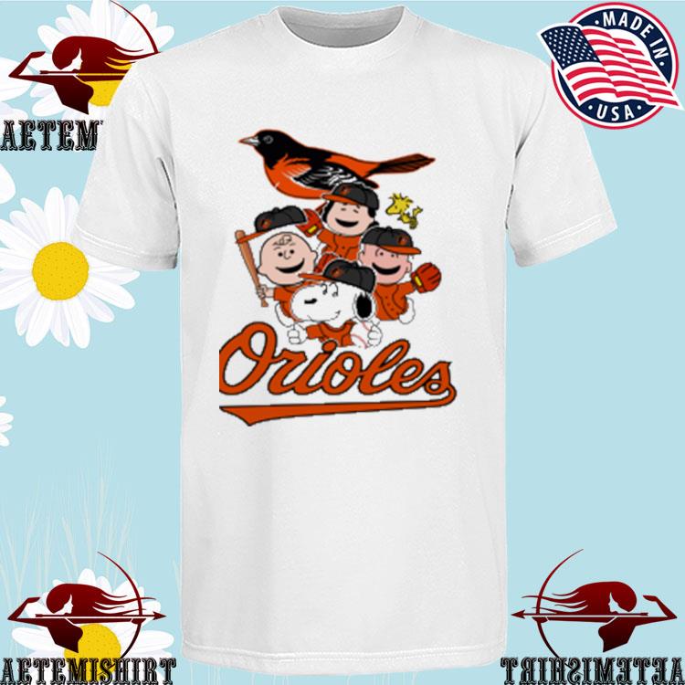 Official mLB Baltimore Orioles Snoopy Charlie Brown Woodstock The Peanuts  Movie Baseball T Shirts, hoodie, tank top, sweater and long sleeve t-shirt