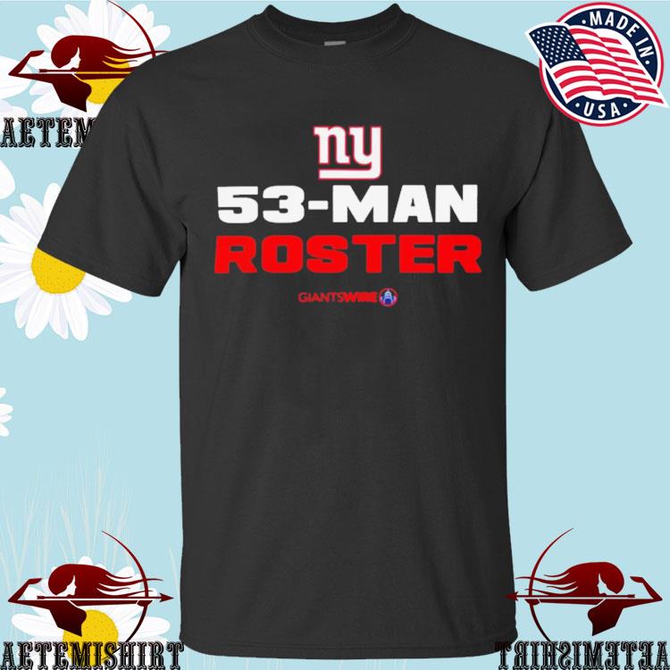 New York Giants 53-Man Roster T-shirts, hoodie, sweater, long sleeve and  tank top