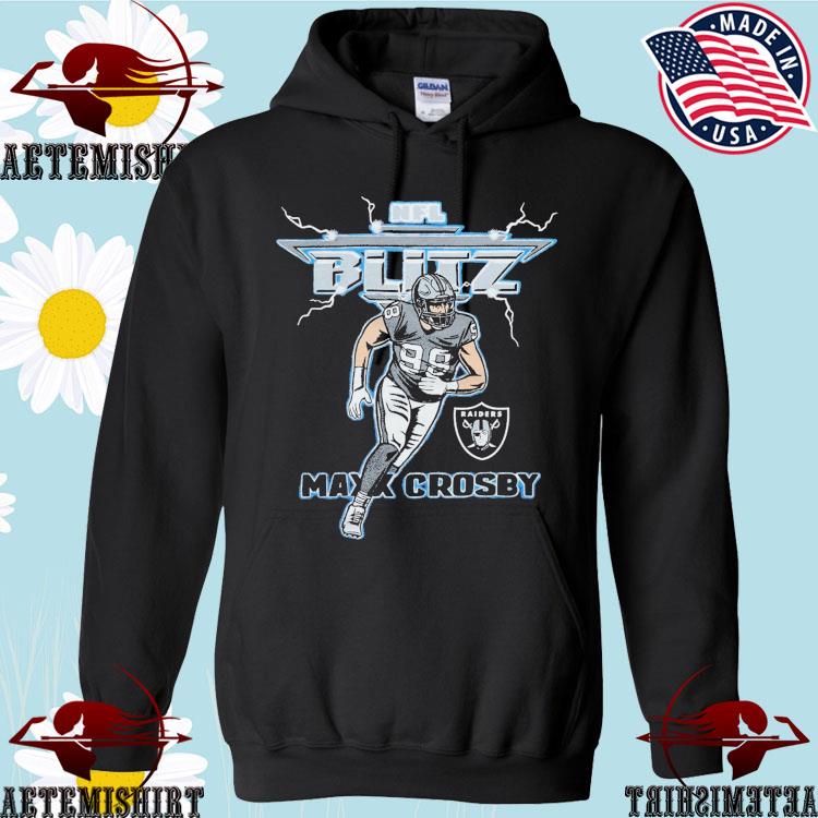 NFL Team Apparel Youth Las Vegas Raiders All Out Blitz Team Color Hoodie