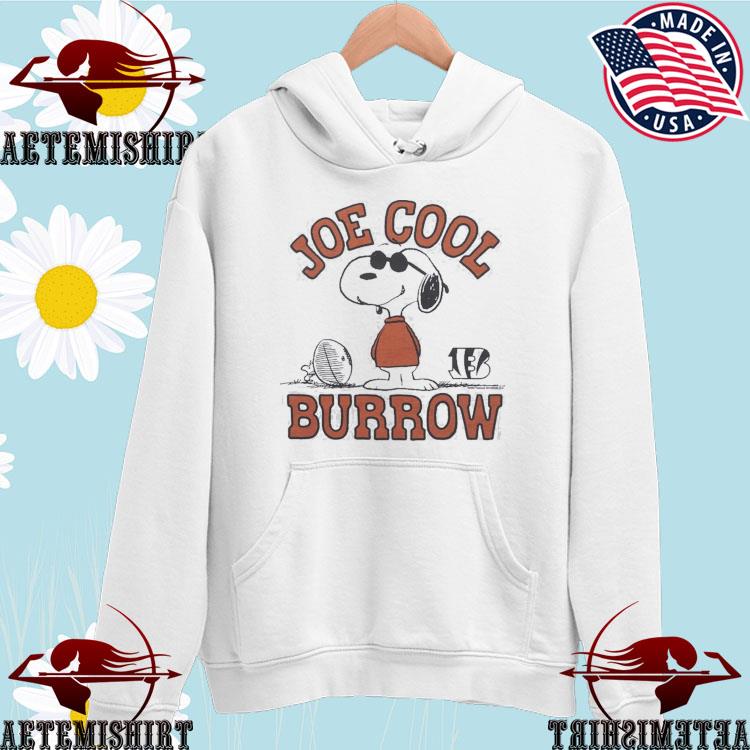 Official peanuts X Bengals Joe Cool Burrow Shirt, hoodie, sweater