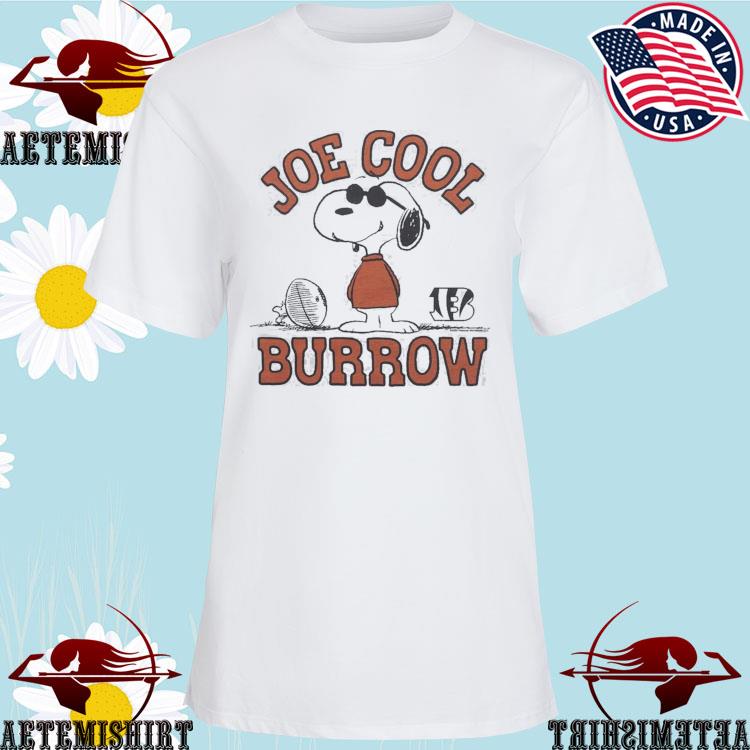 Official peanuts x Bengals Joe Cool Burrow T-Shirts, hoodie, tank