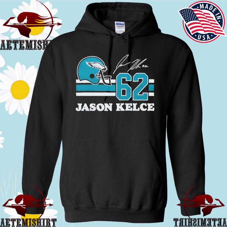 Jason Kelce #62 Philadelphia T-Shirt White Size S-5XL