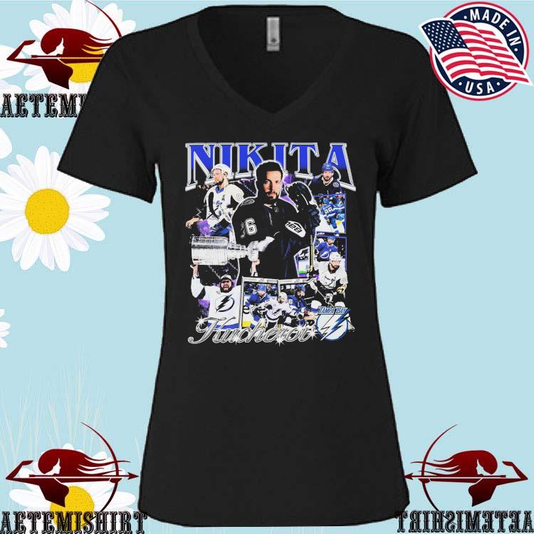 The Russian Nightmare Tampa Bay Lightning 86 Nikita Kucherov Mens 2XL Tee  Shirt