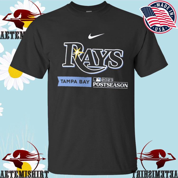 Official tampa Bay Rays Nike 2023 Postseason Authentic T-Shirts