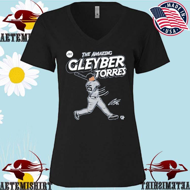 Official the Amazing Gleyber Torres Comic Book Signature T-shirts