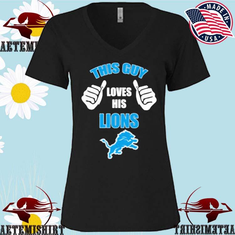 This Guy Loves His Detroit Lions Funny NFL T-Shirt, Hoodie, Tank