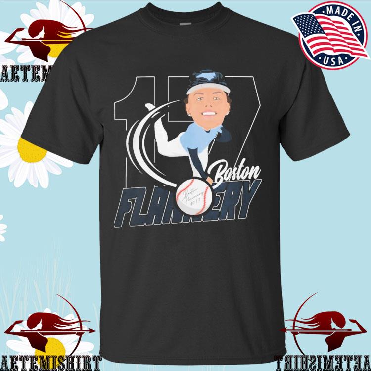 Official 17 Boston Flannery Baseball T-Shirts, hoodie, tank top, sweater  and long sleeve t-shirt