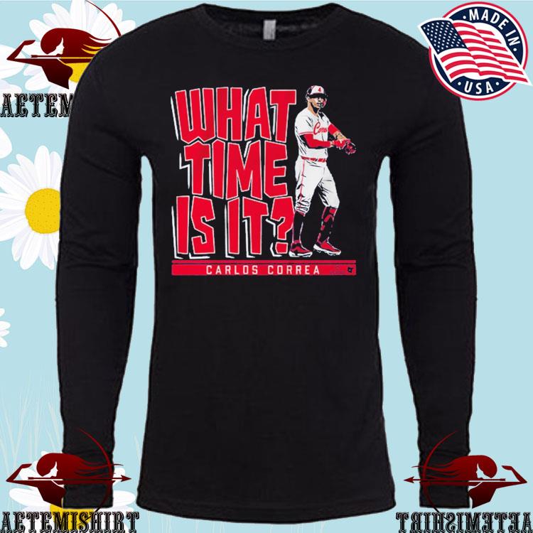 Official carlos Correa What Time Is It Minnesota T-Shirts, hoodie
