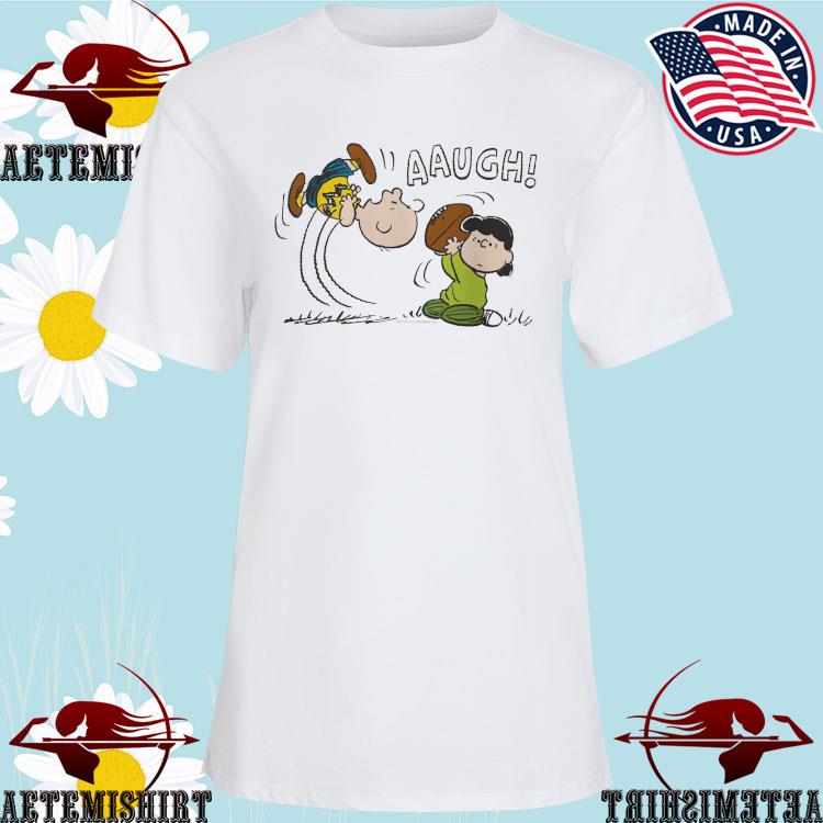 Charlie Brown And Snoopy Watching City Oakland Athletics T-shirt