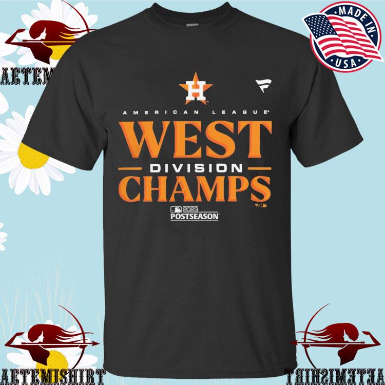 Houston astros youth 2023 al west Division champions locker room