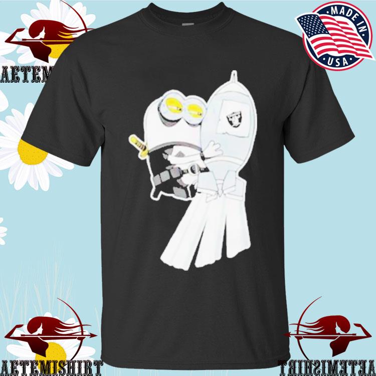 Las Vegas Raiders Minions Disney Football Shirt - Vintagenclassic Tee