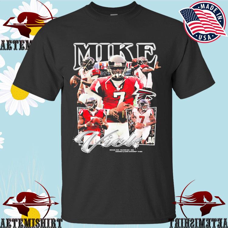 Atlanta Falcons 7 Michael Vick 3D Hoodie All Over Print - T-shirts Low Price