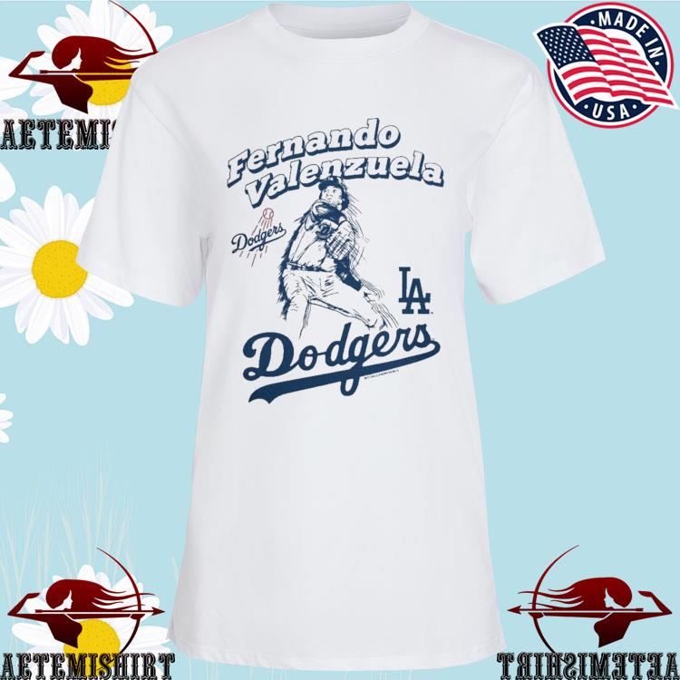 Official mitchell And Ness Los Angeles Dodgers Fernando Valenzuela