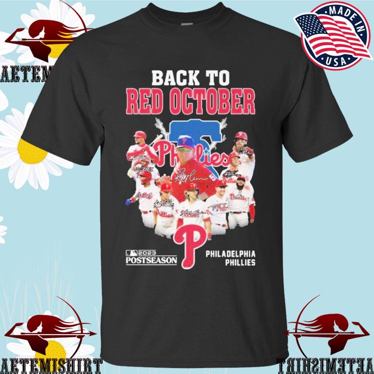 Official red October Phillies Shirt, hoodie, sweater, long sleeve and tank  top