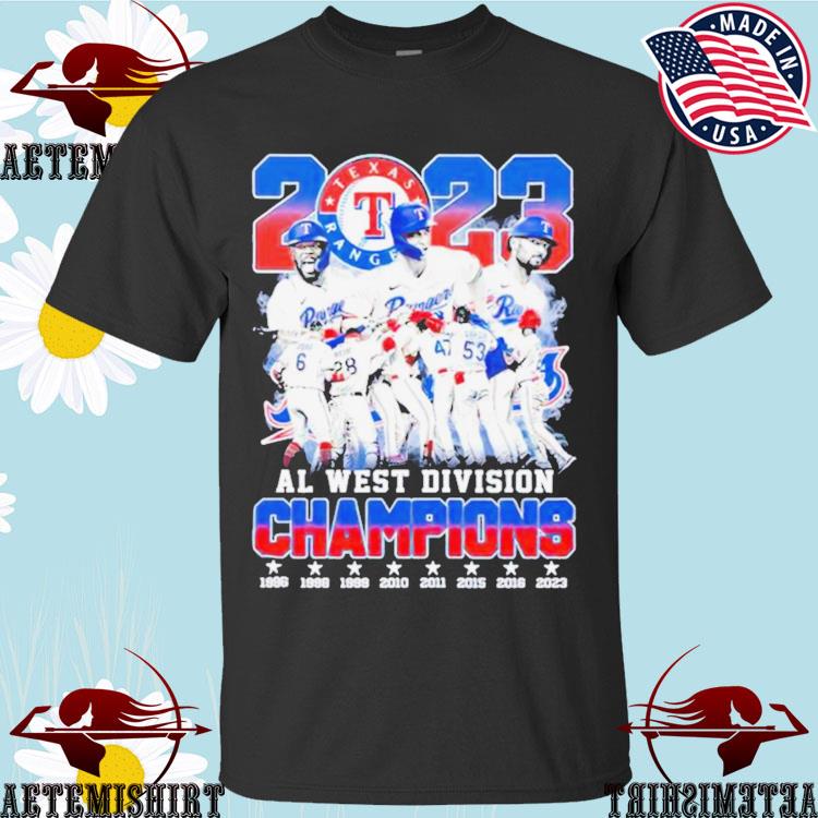 Texas Rangers Al West Division Champions 2023 Players Shirt