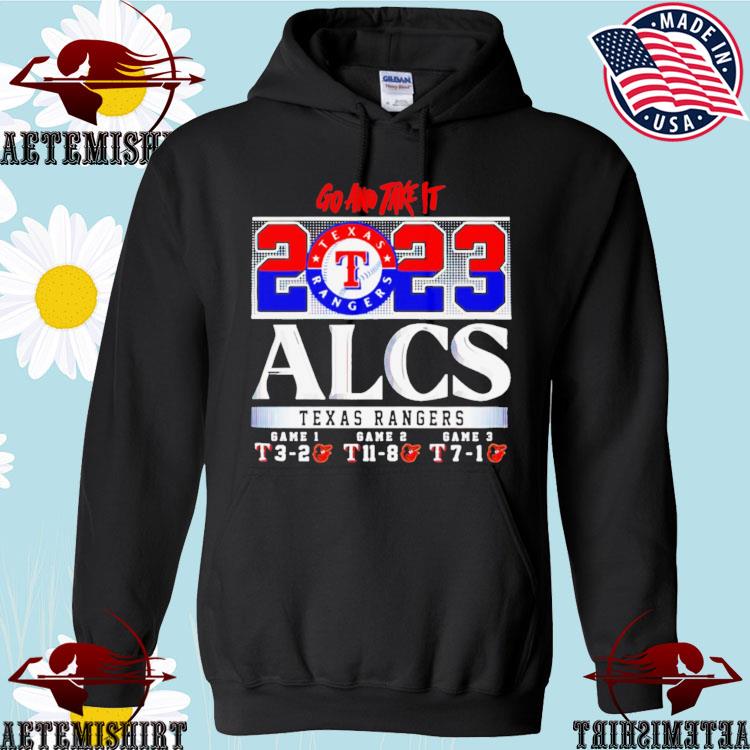 Official texas rangers alcs 2023 go and take it shirt, hoodie