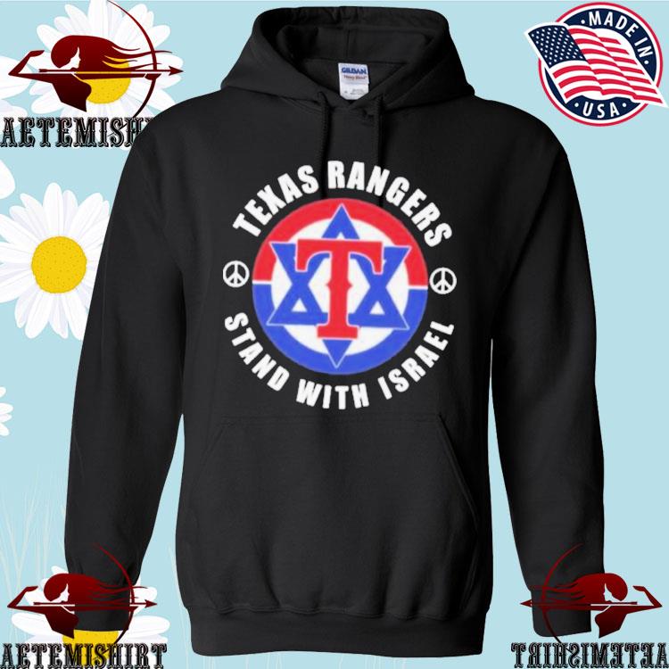 Official Texas Rangers Stand With Israel Baseball Shirt, hoodie