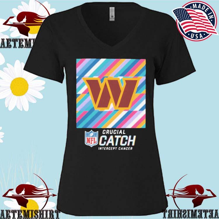 Crucial Catch Intercept Cancer Washington Commanders 2023 shirt, hoodie,  sweater, long sleeve and tank top