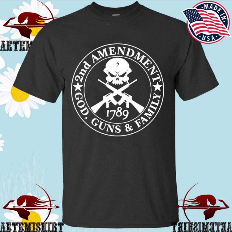 Official 2Nd Amendment God Guns Family T-Shirts