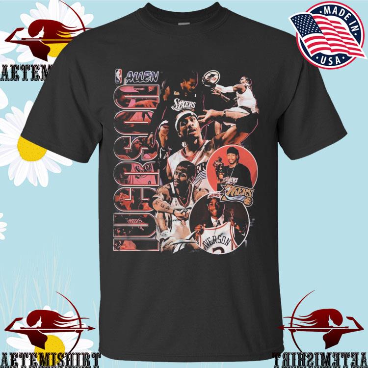 Official allen Iverson NBA Philadelphia 76ers T-shirts