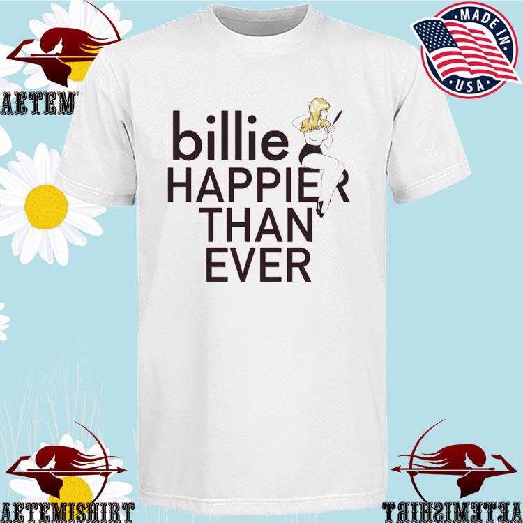 Official billie Eilish Happier Than Ever Pretty Boy T-shirts