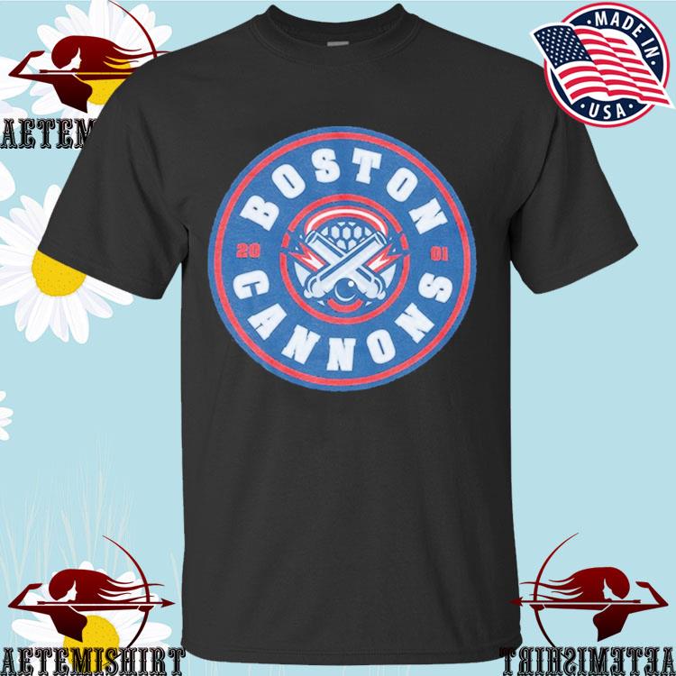 Official boston Cannons Primary Logo T-shirts