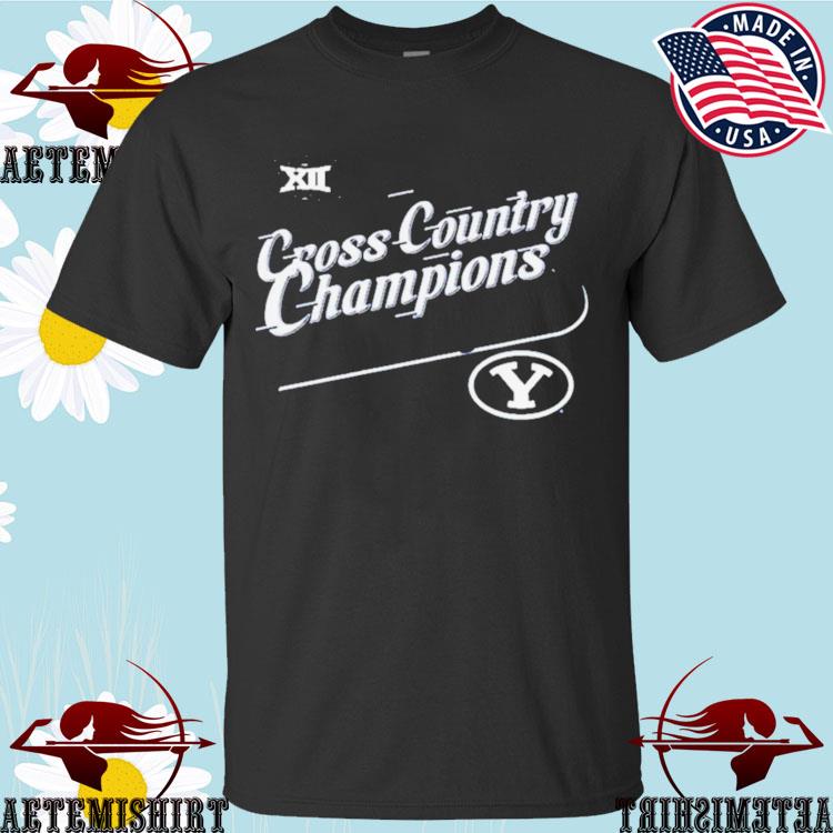 Official byu Hoyas 2023 Big 12 Women’s Cross Country Champions T-shirts
