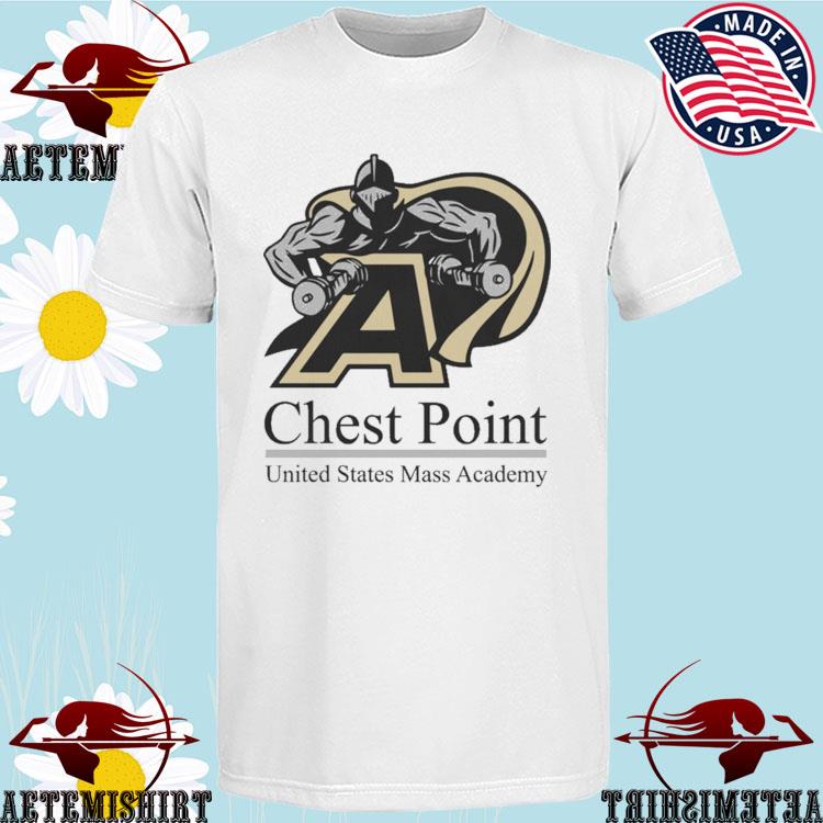 Official chest Point United States Mas Academy T-shirts