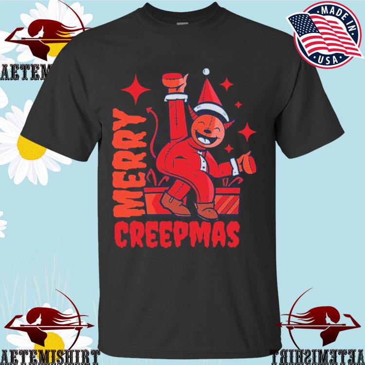 Official chimney Devil Santa Merry Creepmas T-shirts