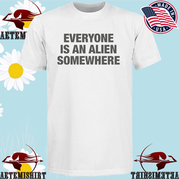 Official coldplay Everyone Is An Alien Somewhere T-shirts