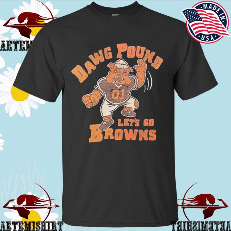 Official dawg Pround Lets Go Browns T-Shirts