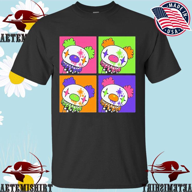 Official gloomy Clown Multicolor T-shirts