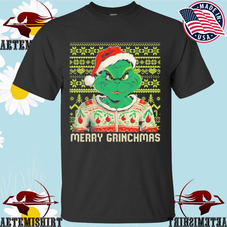 Official grinch Christmas Pattern Christmas T-shirts