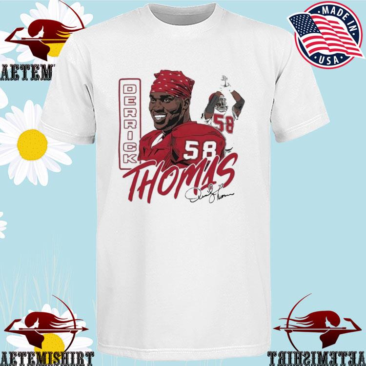 Official kansas City Chiefs Derrick Thomas Legend Signature T-Shirts